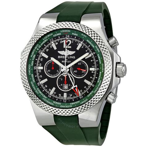 Breitling Bentley GMT Green Dial Chronograph Men's Watch 